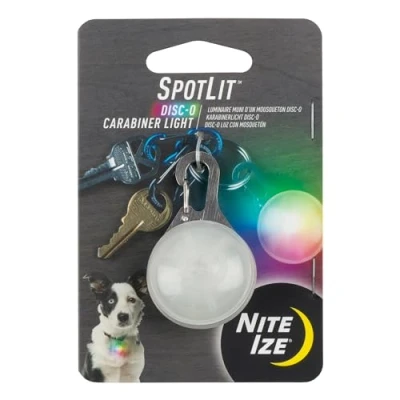Image of Nite Ize SpotLit LED Carabiner Keychain Light, Disc O