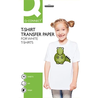 Image of Q Connect T Shirt Transfer Paper (Pack of 10) Ref KF01430