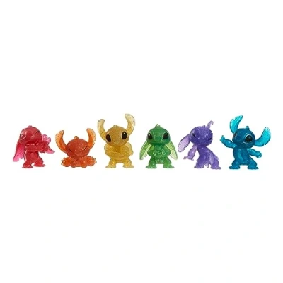 Image of Disney Stitch Pride Collectible Figure Set, 2.5 inch Figurines, Pretend Play, Kids Toys for Ages 3 Up by Just Play