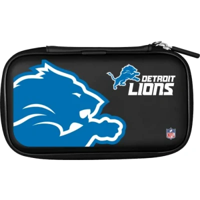 Image of Officially Licensed NFL Detroit Lions Professional EVA Dart Case American Football (W430)