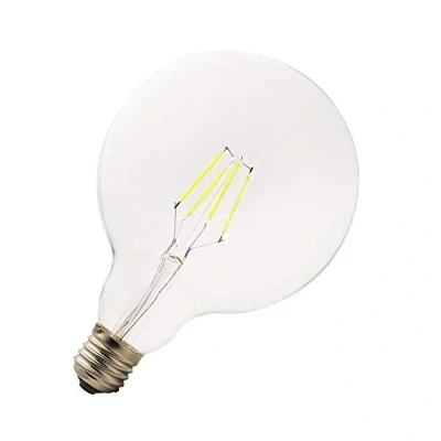 Image of Light Bulb E27 G125 LED Ball 4 W Cool White 6000 K Retro Almost Like 30 Traditional for Decoration, Living Room, Bedroom, Nostalgic Art Lighting
