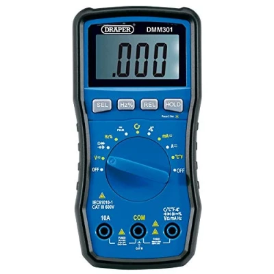 Image of Draper Automotive Digital Multimeter, 1 x Temperature Probe, Inductive Clamp