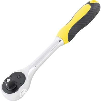 Image of Yamoto 3/8 Square Drive Q/R 72T Ratchet Handle Rubber&quot;