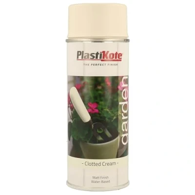 Image of PlastiKote PKT27204 Spray Paint, Clotted Cream, 1 Count (Pack of 1)