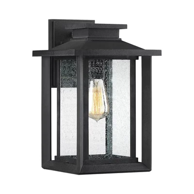 Image of Quoizel Wakefield Outdoor Wall Lantern Earth Black, IP44