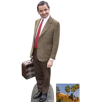 Image of Fan Pack Rowan Atkinson Lifesize Cardboard Cutout / Standee Includes 8X10 (25X20Cm) Star Photo