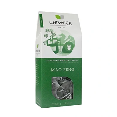 Image of Mao Feng Premium Loose Leaf Green Tea Chiswick Co 15 Teabags Box
