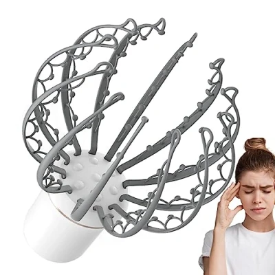 Image of Electric Octopus Claw Scalp Massager,Portable Battery Powered Massager Scratcher with 3 Modes and 84 Vibrating Contacts, Head Massager, Fukamou