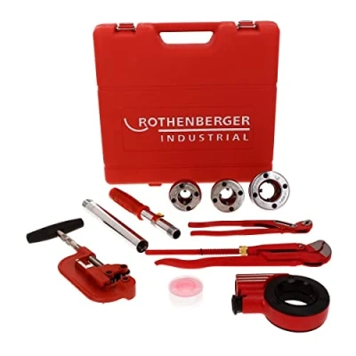 Image of ROTHENBERGER Industrial Sanikit Sanitary 11 Piece Tool Box incl. Pliers, Steel Pipe Cutter