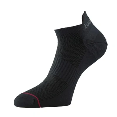 Image of 1000 Mile Trainer Liner Men&#039;s Sports Socks Black, Large/Size UK 9 11.5, L