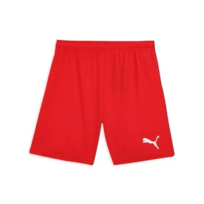 Image of puma unisex child teamRISE Short Jr, Red White ,size:116