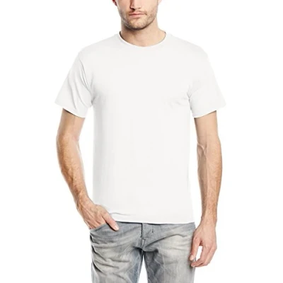 Image of Fruit of the Loom Men&#039;s Heavy T Shirt, White, XXX Large