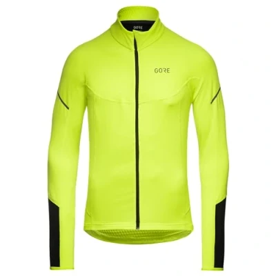 Image of GORE WEAR Mens M Long Sleeve Zip Shirt, Neon Yellow/Black, S EU