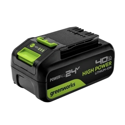 Image of Greenworks 24 V 4Ah Battery High Power Rechargeable Lithium Ion Compatible With All Devices of the Tools Series G24B4HP1100