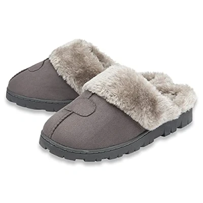 Image of DUNLOP Ladies Slippers JESSICA Grey UK 4