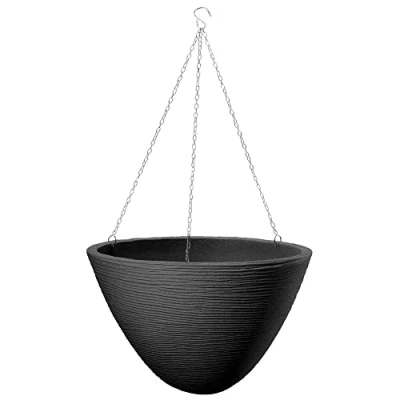 Image of Dehner Hanging Basket, Darkgray, one Size