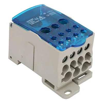 Image of Block Distribution Box,UKK 250A Universal Power Junction Box,Din Rail Terminal Electric Wire Connector,for high voltage cabinets