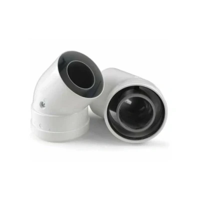 Image of Ariston 45 Degree Coaxial Flue Elbow Pack of 2 3318076