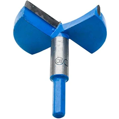 Image of Hole Saw Drill Bit Tool Forstner Wood Drilling Woodworking Boring 80mm