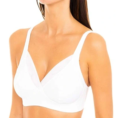 Image of Playtex Bra Woman Feel Good Support x1, White, 36B