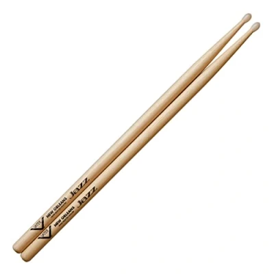 Image of Vater Drumsticks VHNOJN New Orleans Jazz American Hickory Series Tear Drop Nylon Tip