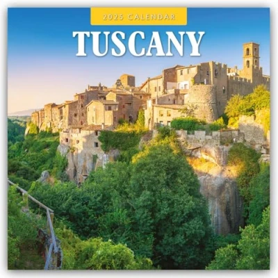 Image of Tuscany 2025 Square Wall Calendar: Original Red Robin Publishing Ltd Kalender [Mehrsprachig] [Kalender]