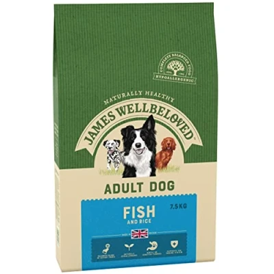 Image of James Wellbeloved Adult Fish &amp; Rice 7.5kg