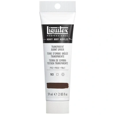 Image of Liquitex Heavy Body Acrylic Paint 59ml Tube Transparent Burnt Umber Series 2