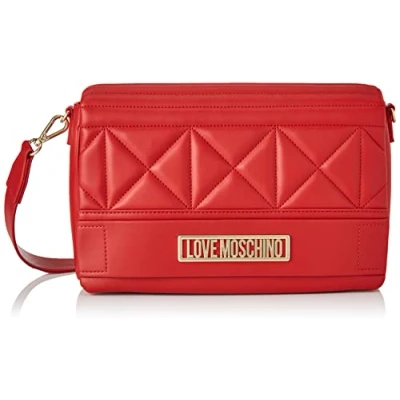 Image of Love Moschino Women&#039;s Jc4117pp1flt0 Shoulder Bag, Blue Denim, 28x28x10
