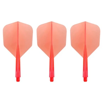 Image of Condor Zero Stress Flight System Small Clear Red Dart Flights Short