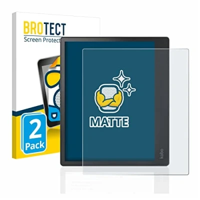 Image of brotect Screen Protector Anti Glare compatible with Kobo Elipsa (2 Pack) Matte, Fingerprint Protection Film