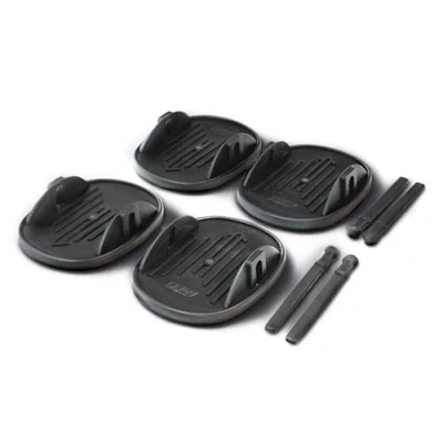 Image of Maypole Caravan Jack Pad Pack of 4 Black Universal Fit For Legs and Corner Steadies