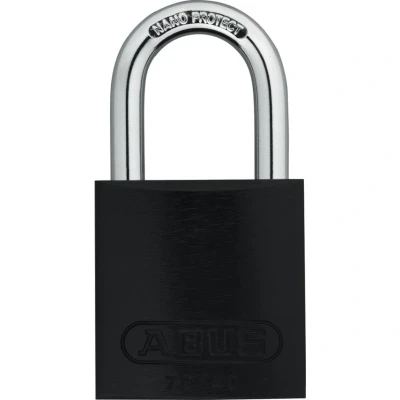 Image of ABUS 43600 72/40 Aluminium Padlock, Security Level 6 Black