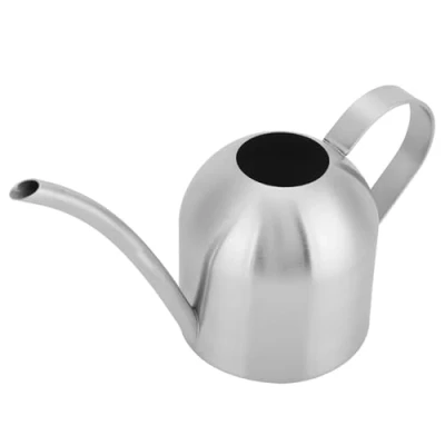 Image of Stainless Steel Watering Can Pot Indoor House Plants Long Spout Modern Style Pot(1000ml)