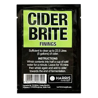 Image of Cider Brite Fining Single Sachet Harris