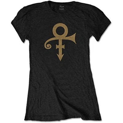 Image of Prince Women&#039;s Symbol T Shirt, Black (Black Black), 12 (Size:Large)