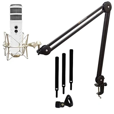 Image of Rode Podcaster MKII USB Radio Microphone + Keepdrum MS138 Arm MS088 Spider