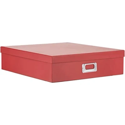 Image of Pioneer Jumbo Scrapbook Storage Box, Red