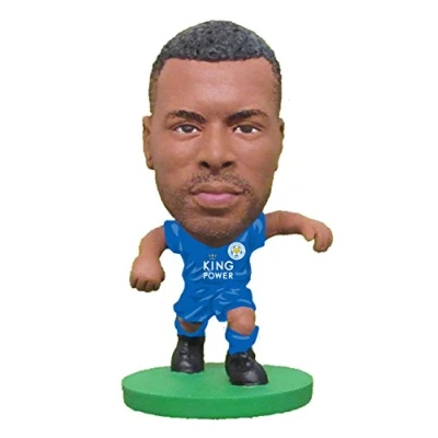 Image of SoccerStarz Leicester Wes Morgan Home Kit (Classic)