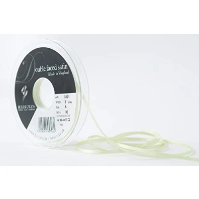 Image of Berisfords Ribbon, Lime, 3 mm