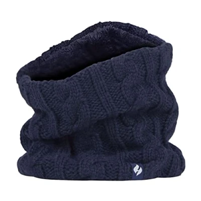 Image of HEAT HOLDERS Women&#039;s Thermal Winter Neck Warmer 3.5 tog One size (Navy)