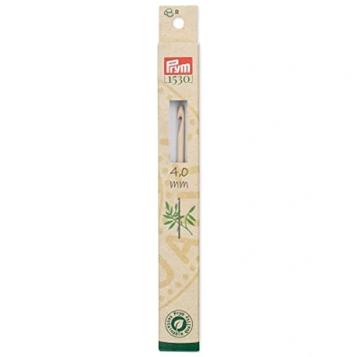 Image of Prym 1530 Wool Bamboo (15cm, 4.00mm) Crochet Hook 1 Unit