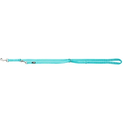 Image of Trixie Double Branch New Premium XS S: 2m/15mm Ocean Blue Dog