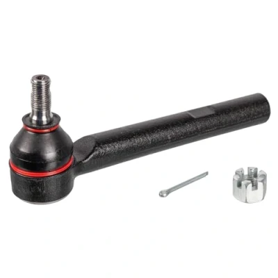 Image of 4546009060, 4546029435 Track rod end BLUE PRINT ADT387153 Front Axle Left, Right with crown nut LEXUS: RX II