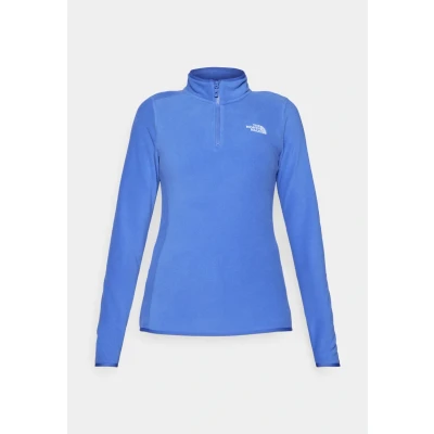 Image of The North Face 100 Glacier 1/4 ZIP Fleece jumper, Women&#039;s, Size: XS, Indigo plum