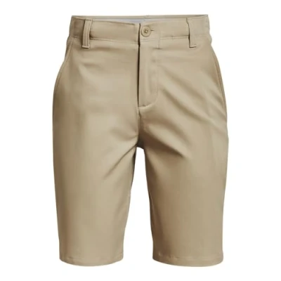 Image of Under Armour Boys&#039; Showdown Shorts, Barley (233)/Halo Gray, Medium