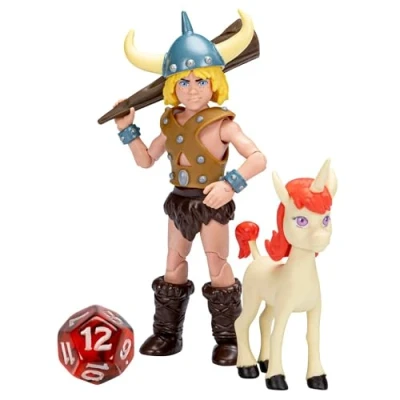 Image of Dungeons &amp; Dragons Cartoon Classics 6 Inch Scale Bobby Uni 2 Pack Action Figures D&amp;D Toys,Multicolor