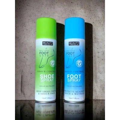 Image of Odour Control Shoe Spray &amp; Foot Spray, 150ml Cans. Antibacterial Anti fungal…