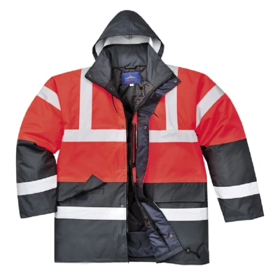 Image of Portwest Hi Vis Two Tone Traffic Jacket, Size: 4XL, Colour: Orange, S467ORR4XL