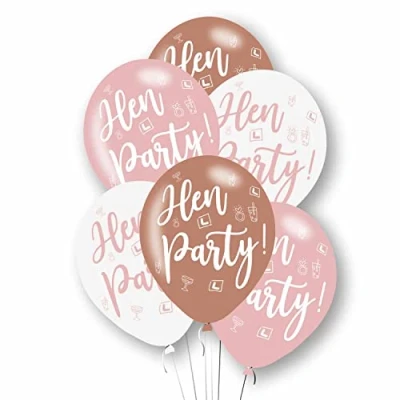 Image of Amscan 9912775 Rtl Balln Pk6 27Cm Hen Party